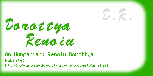 dorottya renoiu business card
